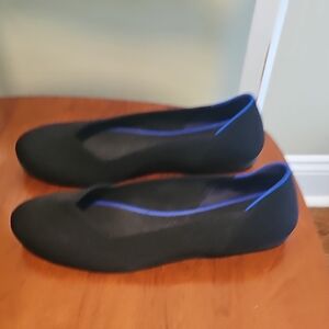 Rothy's Black and Blue Women's Flats
